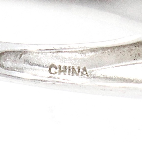 Estate Rhodolite Garnet Cluster Sterling Silver Cocktail Ring Size 10 - Picture 5 of 5